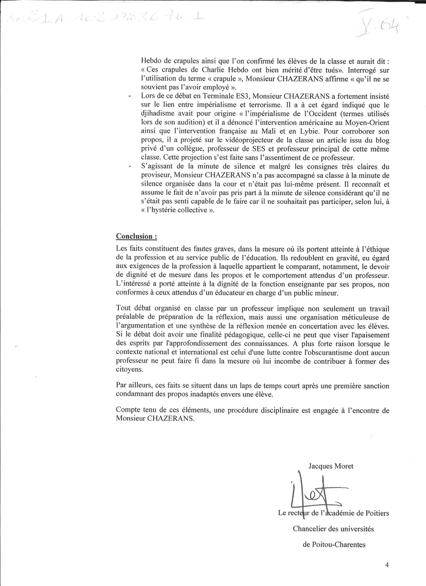 Convocation Conseil De Discipline